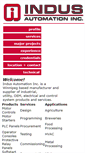Mobile Screenshot of indusautomation.com